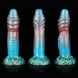 Tap Red Blue Green Electric Vibrating Dildo