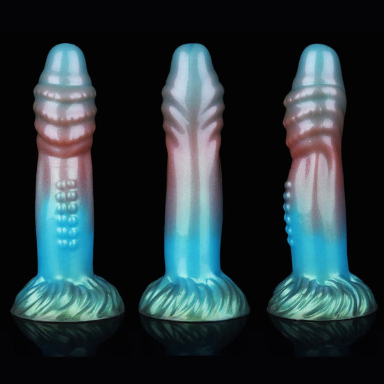 Tap Red Blue Green Electric Vibrating Dildo