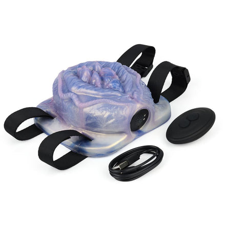 Gradient Purple Vibrating Silicone Grinders