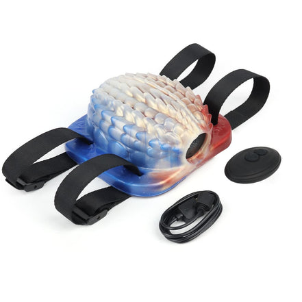 Gradient Red White Blue Vibration Grinder