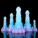 Paw Shaped Blue-Purple Gradient Dildo