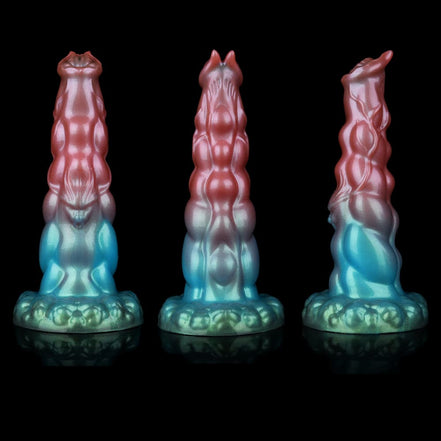 Sphinx Red Blue Green Electric Vibrating Dildo
