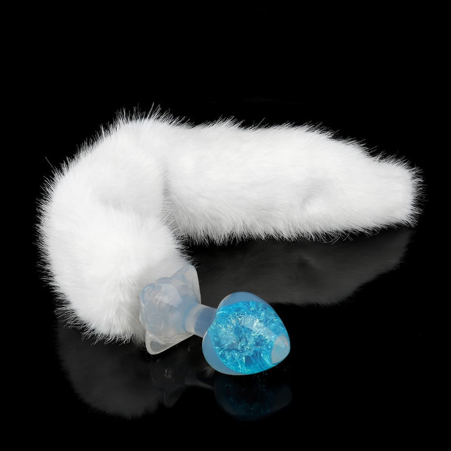 Peach Crystal Butt Plugs (Optional Accessories）