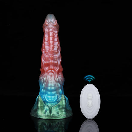 Ghost Red Blue Green Electric Vibrating Dildo