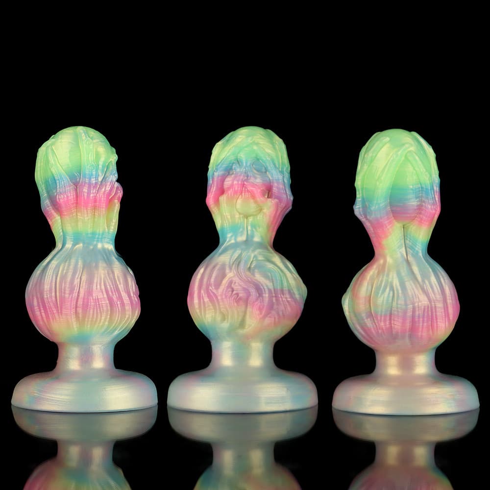 Talon Skull Gradient Pink Green Butter Plug