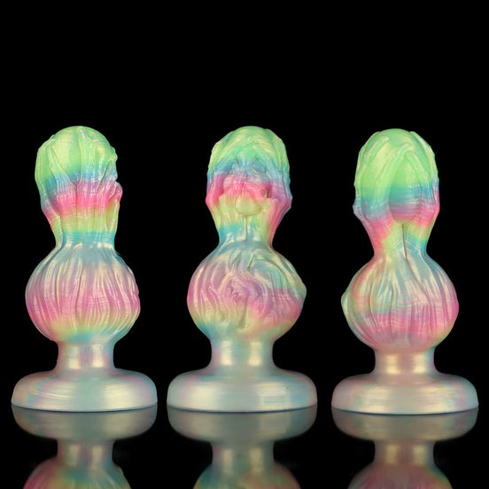Talon Skull Gradient Pink Green Butter Plug