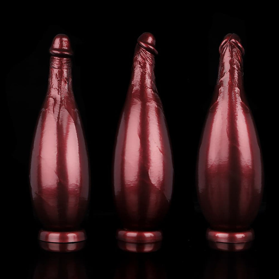 Wand Burgundy Inflatable Dildo