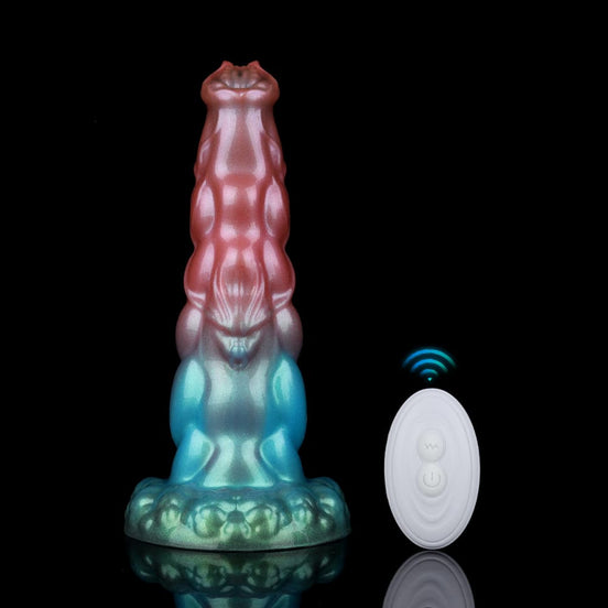 Sphinx Red Blue Green Electric Vibrating Dildo