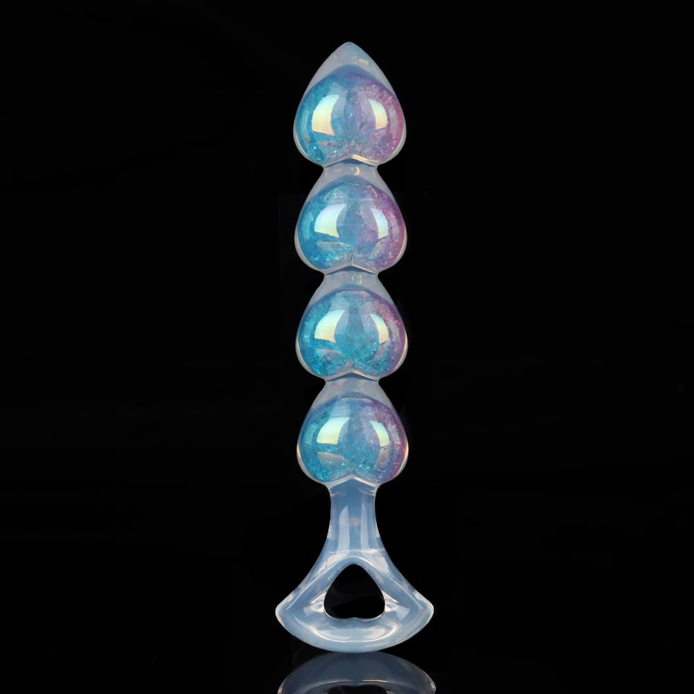 Four Hearts Crystal Butter Plug-3Colors