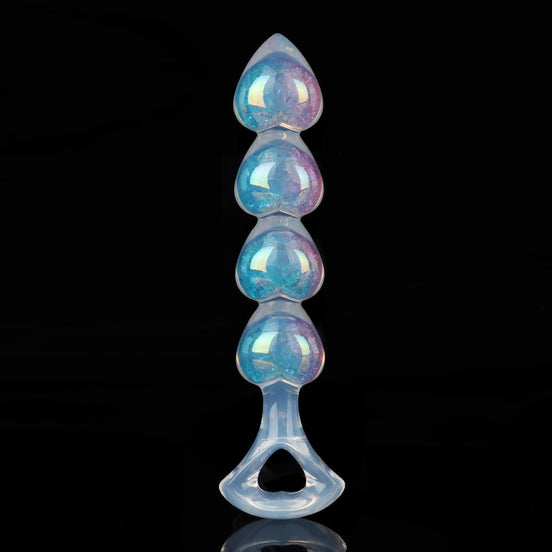 Four Hearts Crystal Butter Plug-3Colors