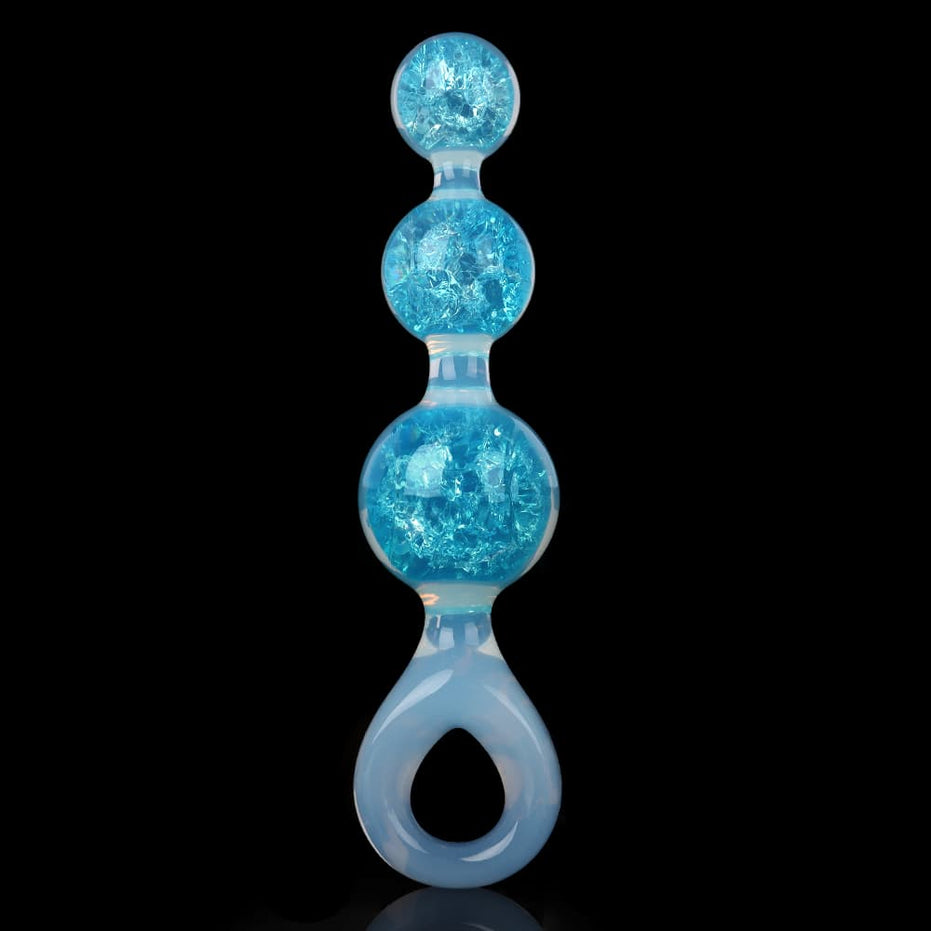 Crystal Butter Plug - 3 balls (2.5cm, 4cm, 5cm)