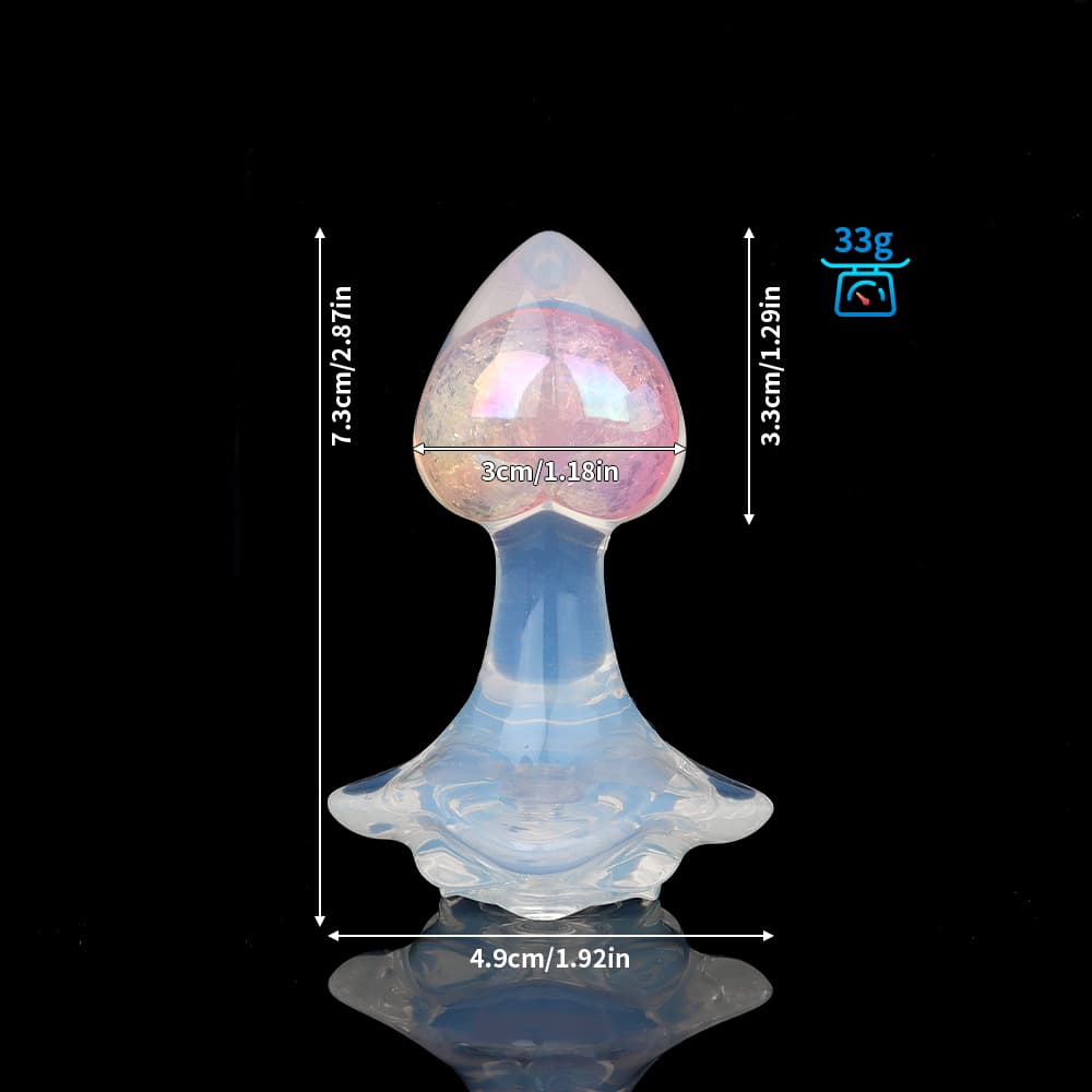 Small Heart  Crystal Butt Plugs (Optional Accessories）