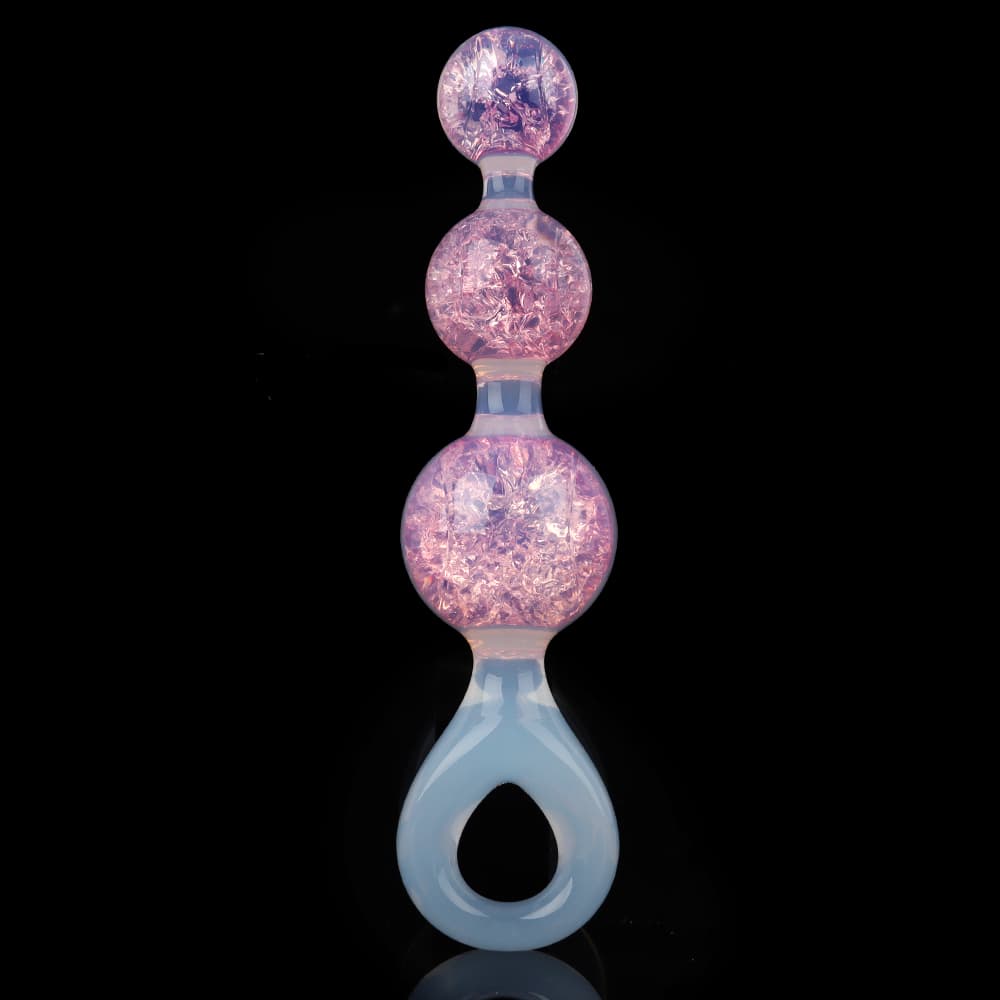 Crystal Butter Plug - 3 balls (2.5cm, 4cm, 5cm)