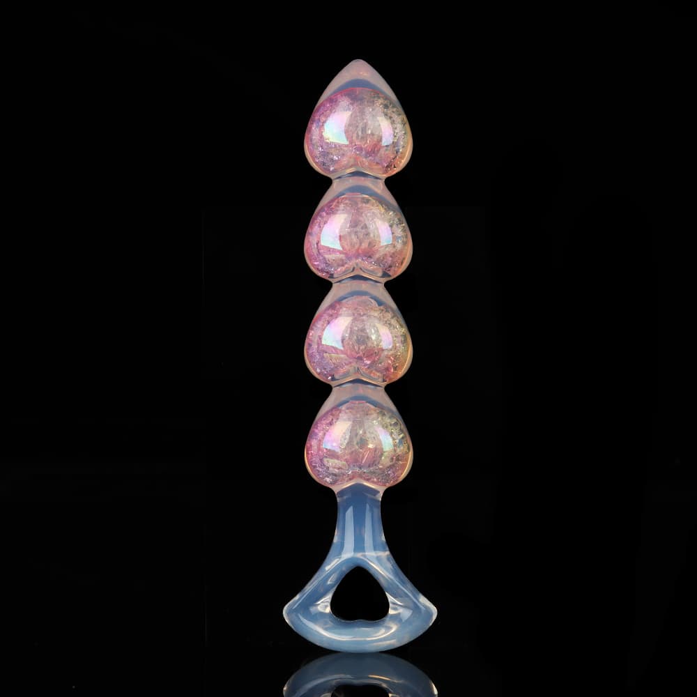 Four Hearts Crystal Butter Plug-3Colors