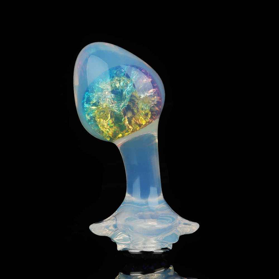SPECIMEN-216: Wry Neck Crystal Butt Plug | Curved Ergonomic Design | Custom Luxury Accessories (Pink/Mixed/Purple/Blue)