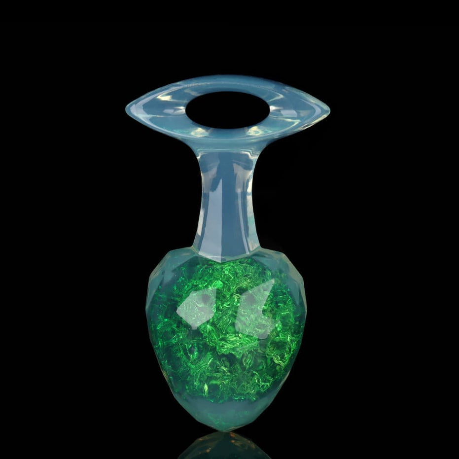 ETHER-DIAMOND: Luxury Crystal Core Plug Butt Plug | 9-Color Jewel Tone Collection Specimen