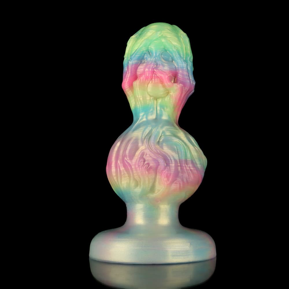 Talon Skull Gradient Pink Green Butter Plug