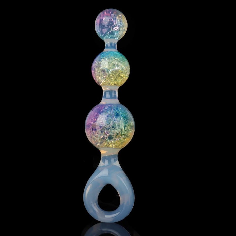 Crystal Butter Plug - 3 balls (2.5cm, 4cm, 5cm)