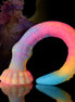 Eel Blue Yellow Purple Luminous Dildo - Tentacle Dildo
