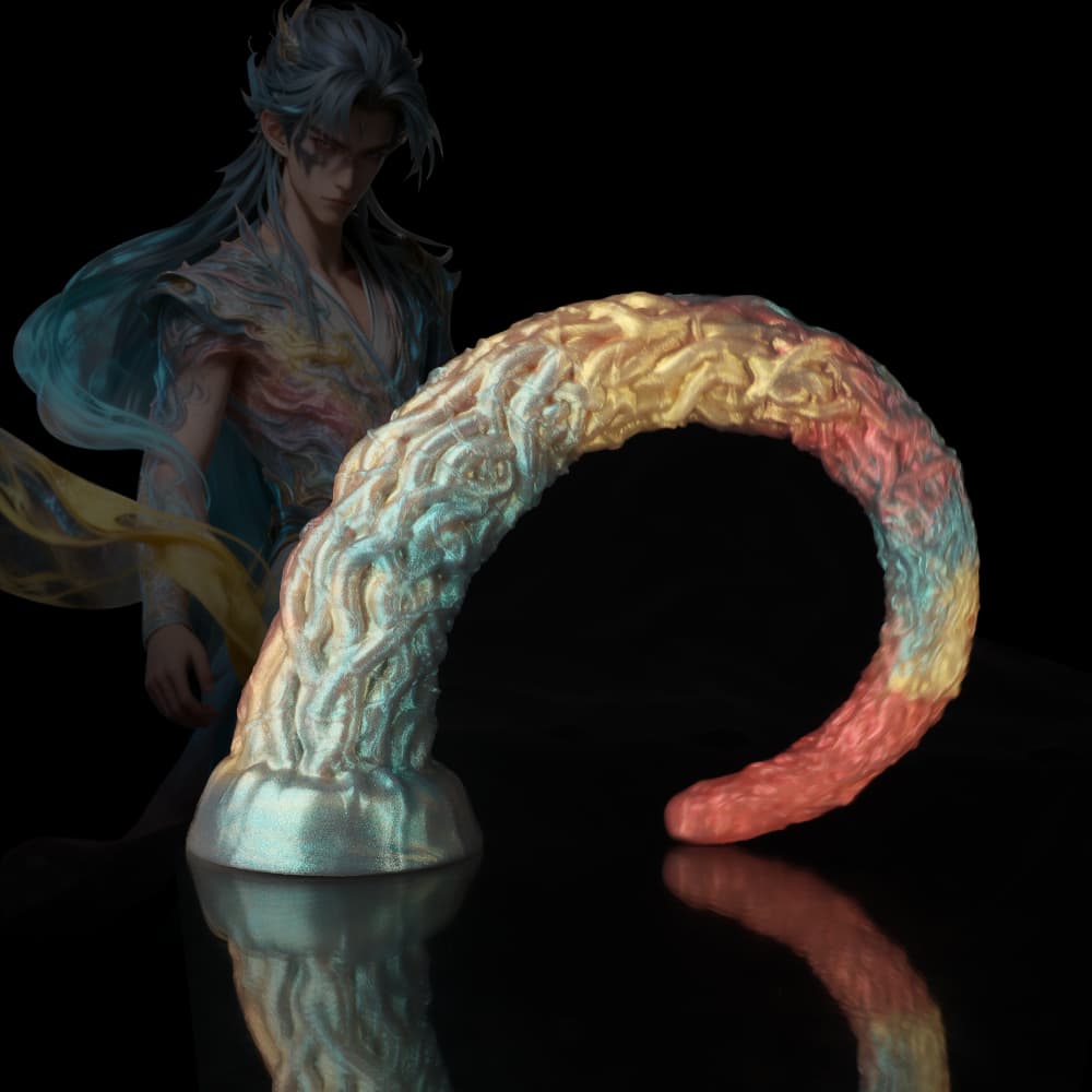 Vine Rainbow Tentacle Dildo - Anal Plug