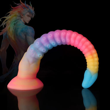 Octopus Blue Yellow Purple Tentacle Dildo