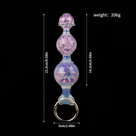 Bean Pods Three Crystal Butter Plug