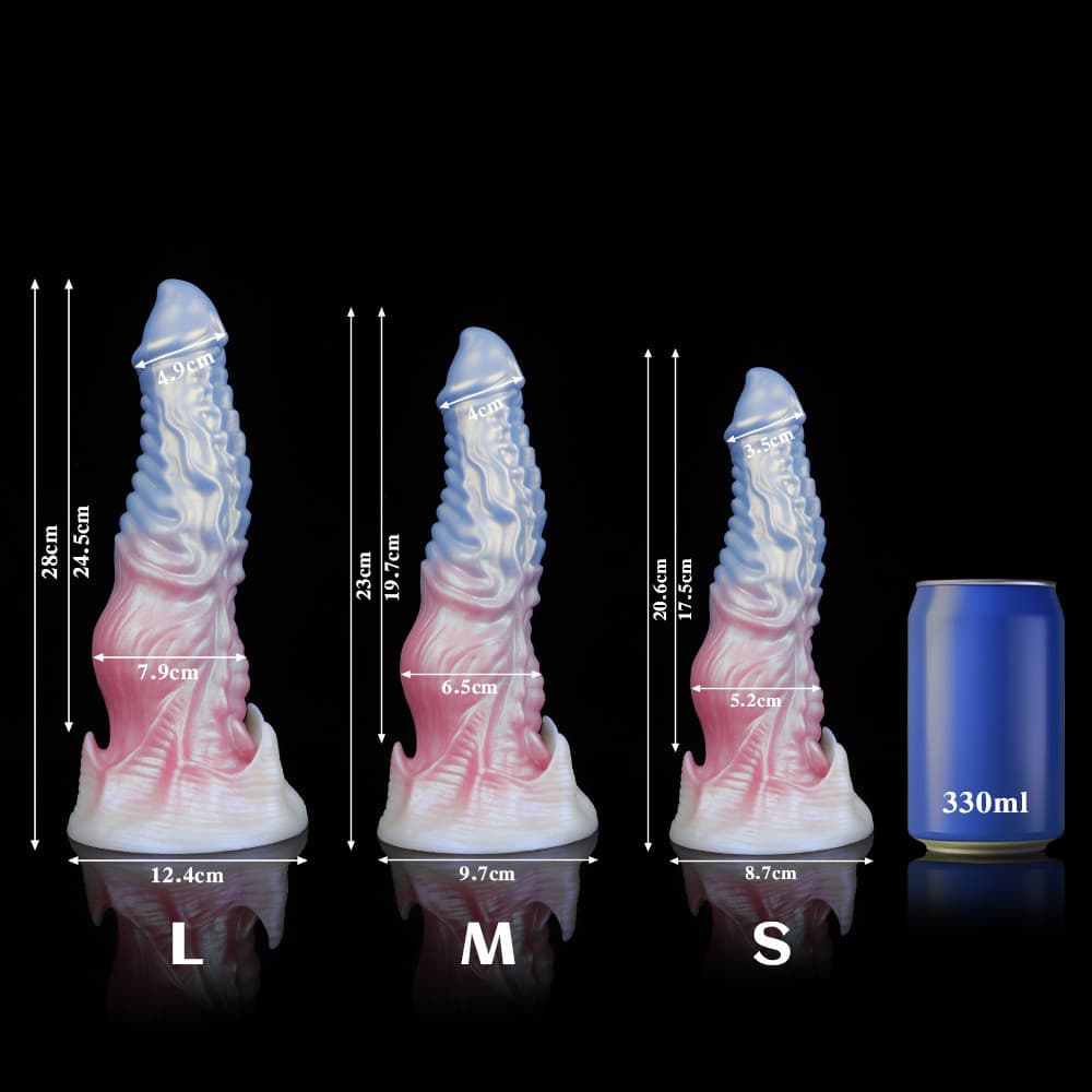 Ghostly Pink Fantasy Dildo-Monster Dildo