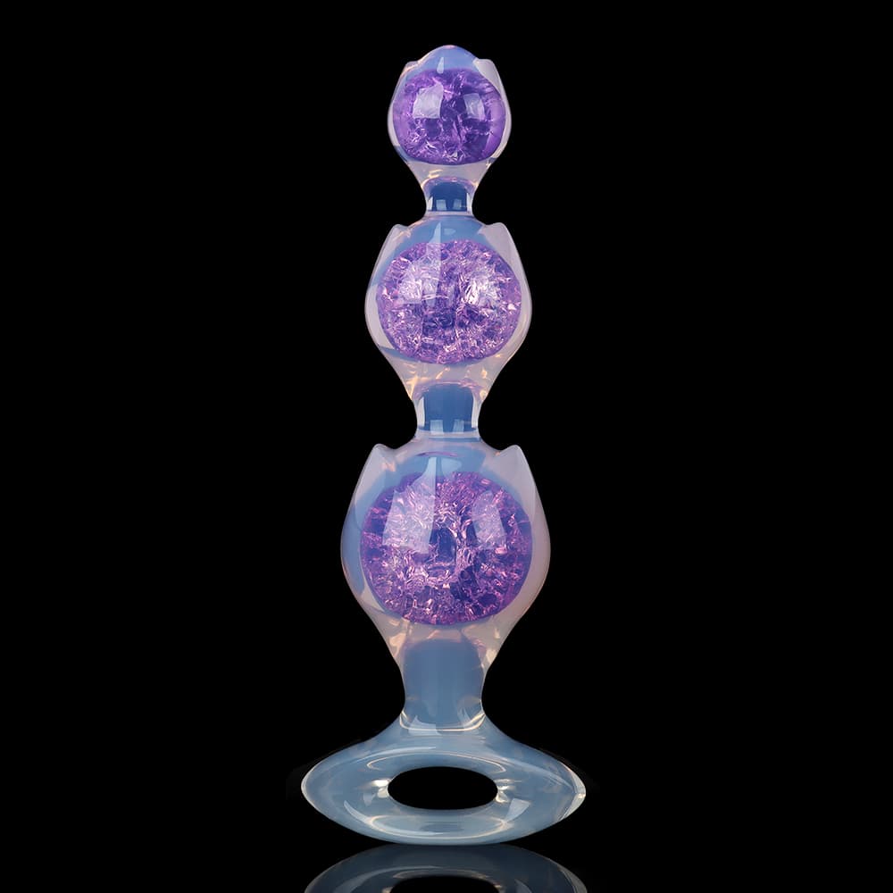 Flower Triple Crystal Butter Plug