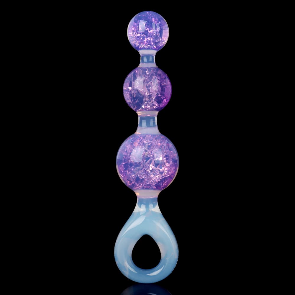 Crystal Butter Plug - 3 balls (2.5cm, 4cm, 5cm)