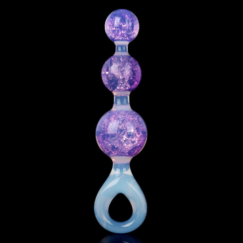 Crystal Butter Plug - 3 balls (2.5cm, 4cm, 5cm)