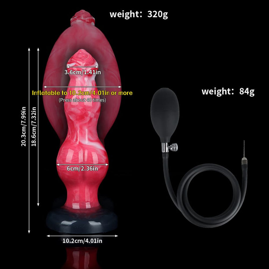 Skinny Dog Inflatable Dildo