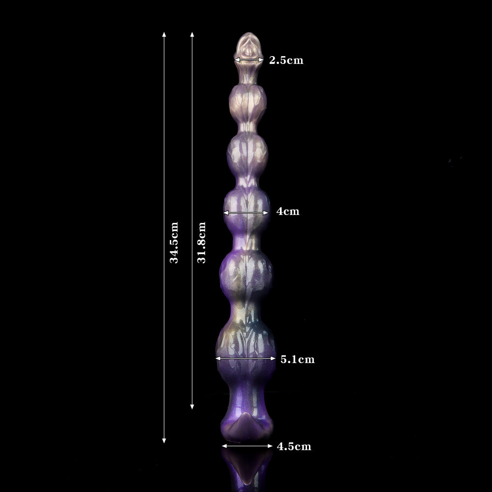Anal Beads in Shimmering Purple (4 Sizes)