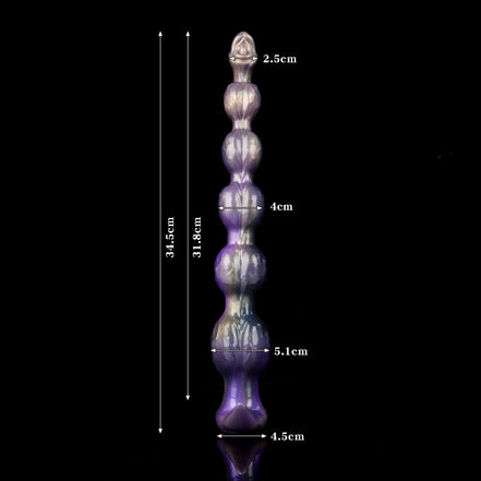 Anal Beads in Shimmering Purple (4 Sizes)