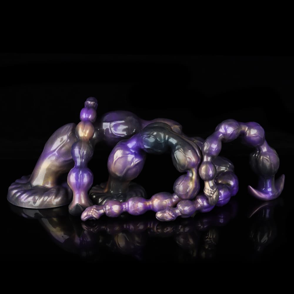 Anal Beads in Shimmering Purple (4 Sizes)