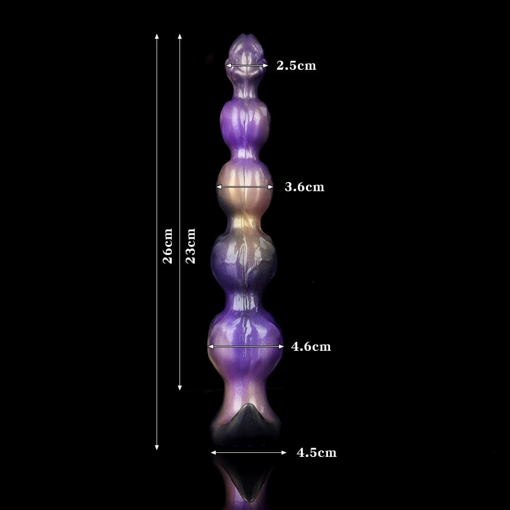 Anal Beads in Shimmering Purple (4 Sizes)