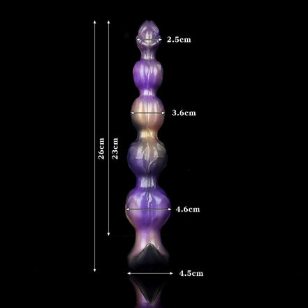 Anal Beads in Shimmering Purple (4 Sizes)
