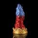 Leo Gradient Red Purple Gold Fantasy Dildo
