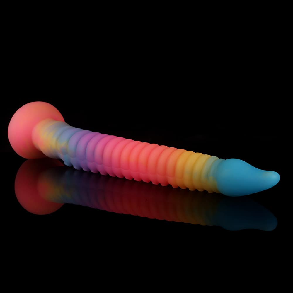 Octopus Blue Yellow Purple Tentacle Dildo