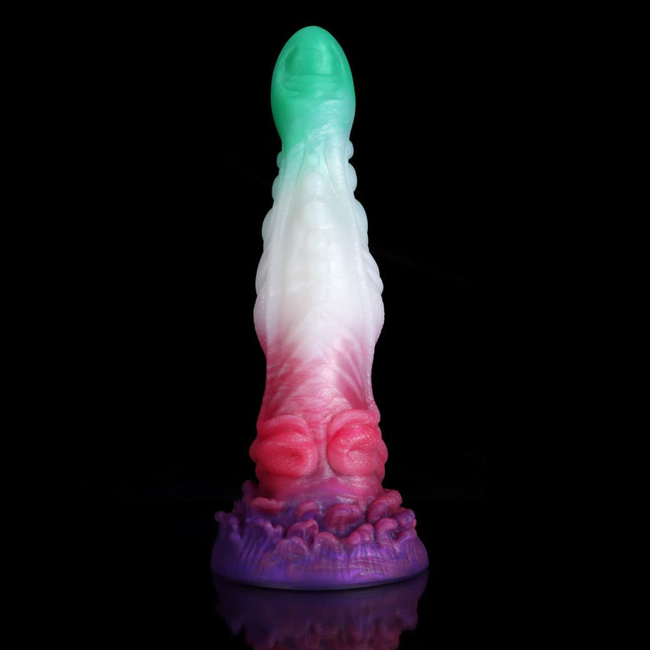 Yu Beauty Purple White Green Fantasy Dildo