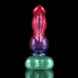 Gun Dog Gradient Purple Green Fantasy Dildo - Knotted Dildo