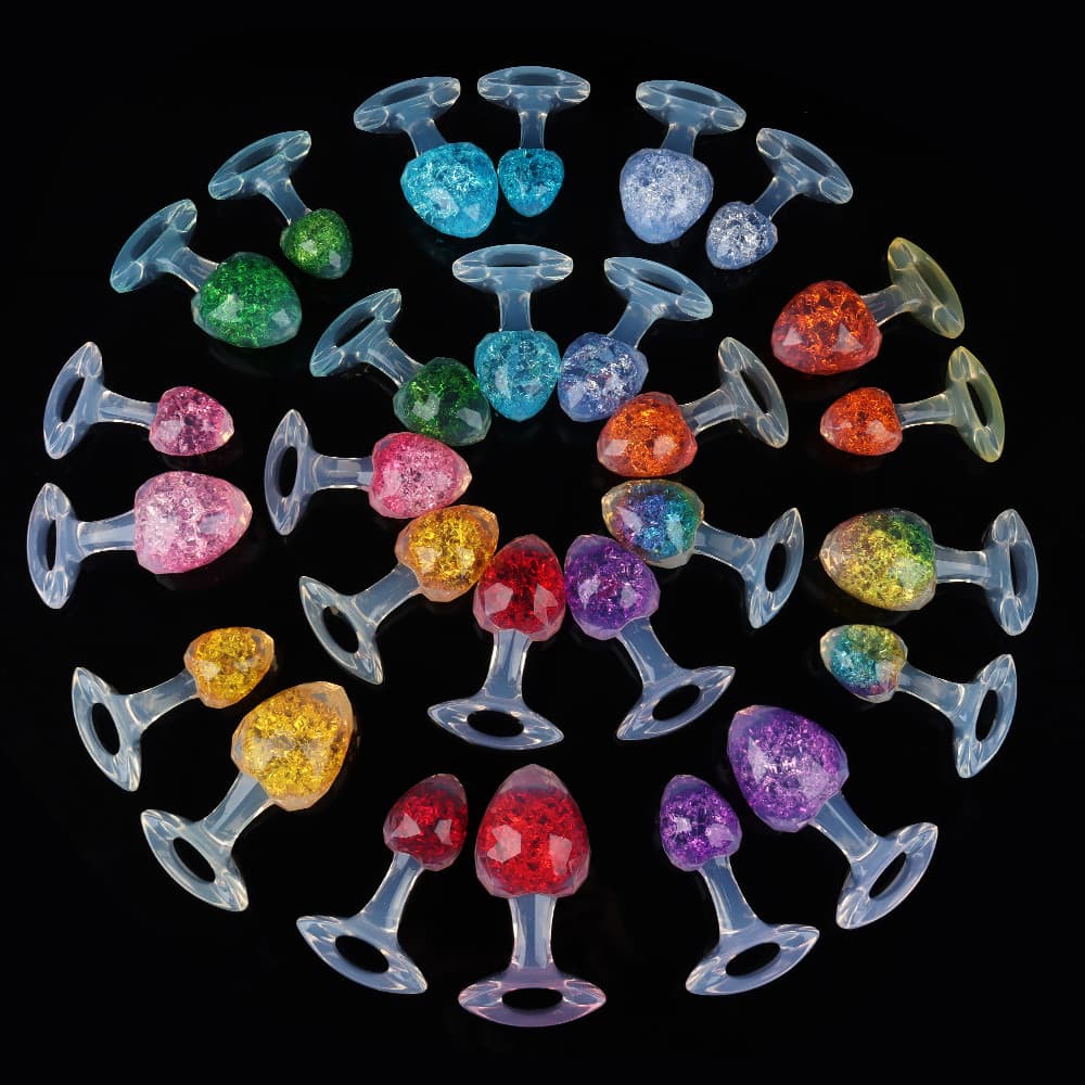 Diamond Crystal Butter Plugs - 9 Colors