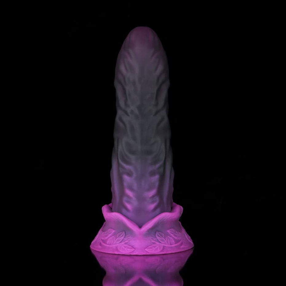 Virgo Black Purple Dildo