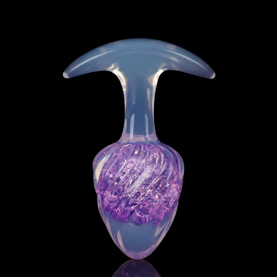 GLACIER-SCOOP: Ice Cream Crystal Core Plug Butt Plug | 9-Color Glitter Collection Specimen