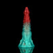 Ghostly Crimson Red Green Fantasy Dildo