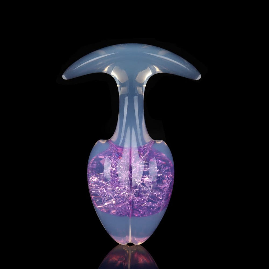 ETHER-SPROUT: Crystal Core Silicone Plug Butt Plug | 9-Color Gemstone Collection Specimen