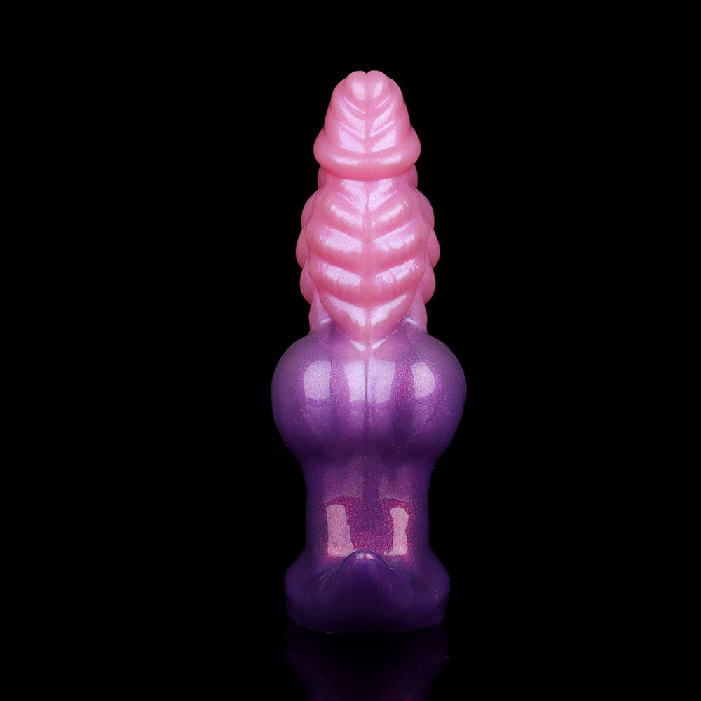 Boat Anchor Powder Purple Inflatable Dildo（From 6.5 cm）