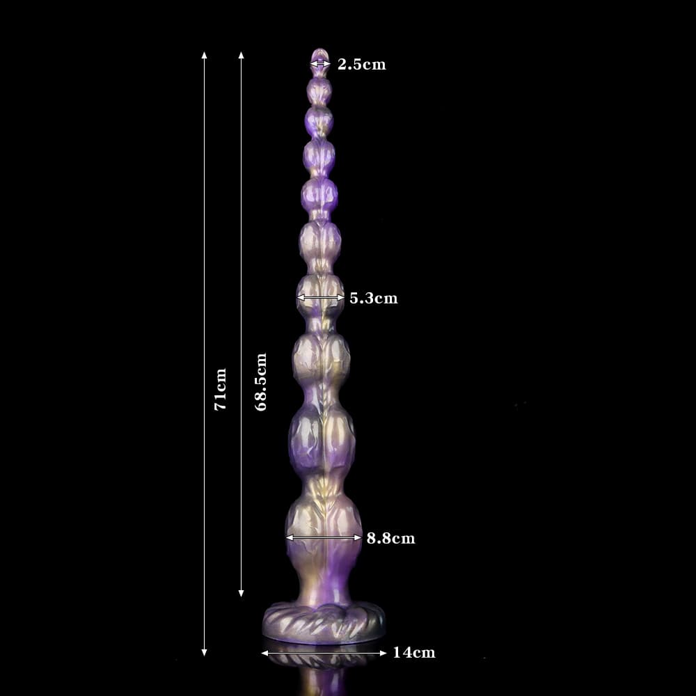 Anal Beads in Shimmering Purple (4 Sizes)