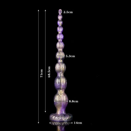 Anal Beads in Shimmering Purple (4 Sizes)