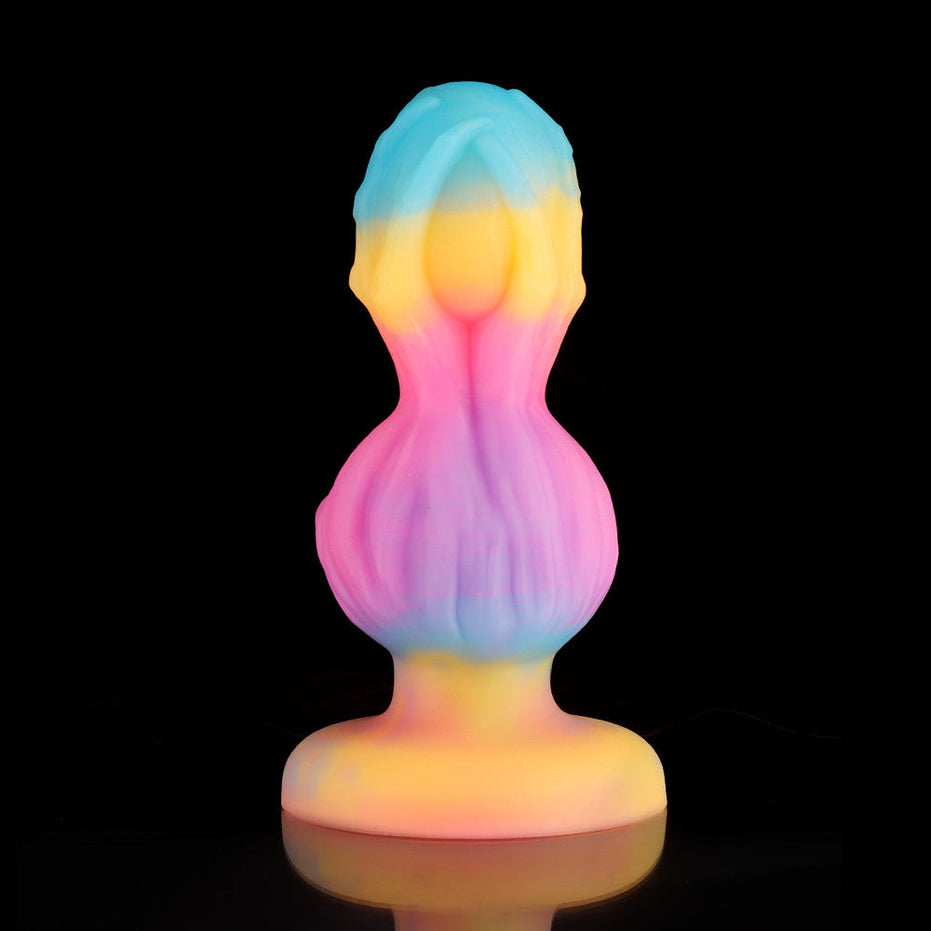 Talon Skull Blue Yellow Purple Butter Plug