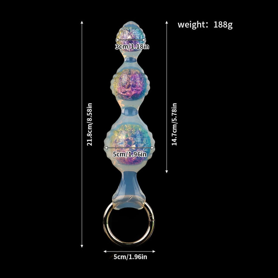 Ripple Three Crystal Butter Plug